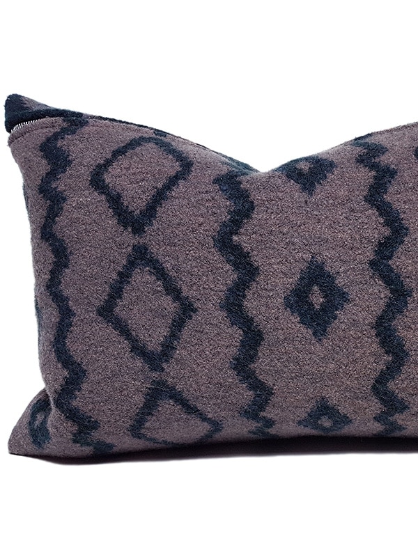 Aritzia Boiled Wool Lumbar Pillow Feature
